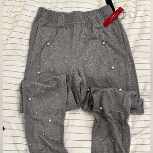 Carbon38 Medium Gray Pearl Sweatpants NWT